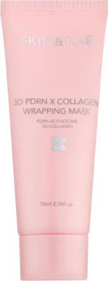 Укрепляющая плёночная маска для лица Skin&Lab 3D PDRN x Collagen с пептидами и коллагеном, 70 мл