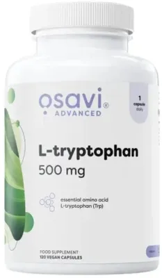 Аминокислота L-триптофан Osavi L-tryptophan 500 Mg, 500 мг, упаковки по 60 и 120 шт