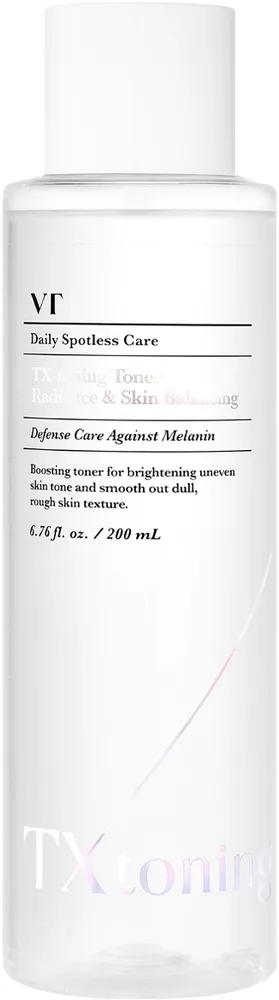 Тоник для лица VT Cosmetics TX-Toning Toner осветляющий, для выравнивания тона, 200 мл