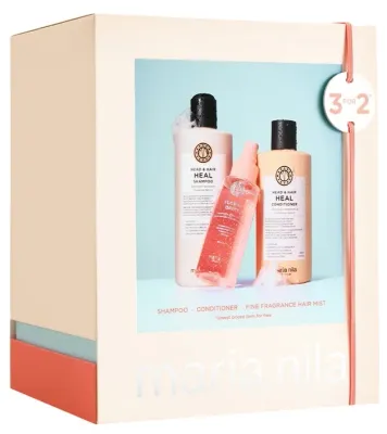 Maria Nila Head and Hair Heal Beauty Box набор для волос: шампунь 350 мл, кондиционер 300 мл, мист для волос 100 мл, против перхоти