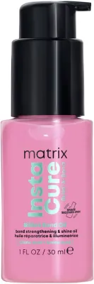 Укрепляющее масло для блеска Matrix Instacure Build A Bond Oil, для очень повреждённых волос, 30 мл