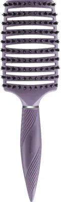 Щётка для волос Donegal Miscella Brush 1289, продувная, для сушки феном, лавандовая, 1 шт