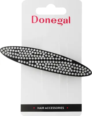 Заколка для волос Donegal FA-5754, чёрная, 1 шт