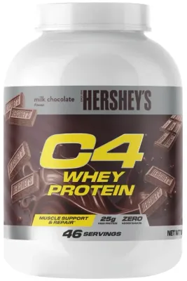 Протеин сывороточный Cellucor C4 Whey Protein Hershey's Milk Chocolate, со вкусом молочного шоколада Hershey's, для спортсменов, 1610 г