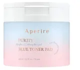 Тонизирующие пэды для лица Aperire Purity Blue с BHA, PHA и гиалуроновой кислотой, 140 мл — фото 1