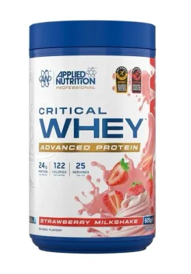 Протеин Applied Nutrition Critical Whey Advanced Protein со вкусом клубничного молочного коктейля, 825 г