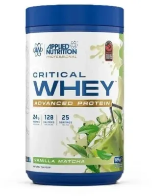 Протеин сывороточный Applied Nutrition Critical Whey Advanced Protein со вкусом ванильной матчи, 825 г