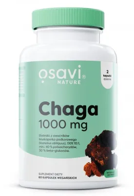 БАД чага Osavi Nature Chaga 1000 мг, 60 и 120 шт, 120 шт