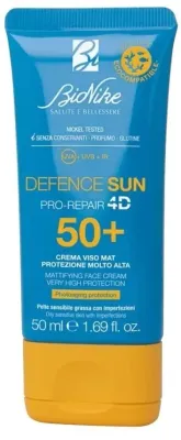 Крем для лица BioNike Defence Sun матирующий солнцезащитный SPF 50+ 50 мл