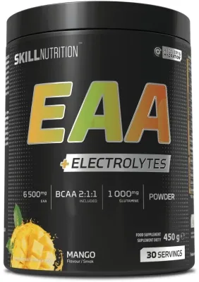 Аминокислоты EAA с электролитами Skill Nutrition EAA + Electrolytes Mango, вкус манго, 450 г