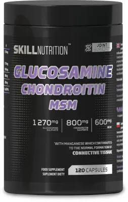 БАД глюкозамин, хондроитин и MSM Skill Nutrition Glucosamine Chondroitin MSM, 90, 120 и 180 шт, 90 шт