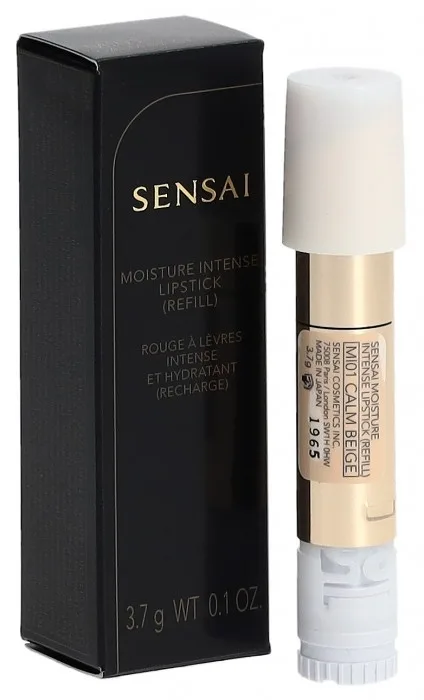 Помада для губ Sensai Moisture Intense Lipstick Refill сменный блок, увлажняющая, 3,7 г, оттенок MI12 - Cassis Red