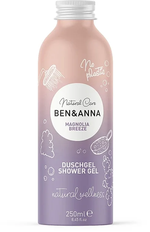 Гель для душа Ben & Anna Magnolia Breeze с pH-нейтральной формулой, 250 мл