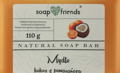 Мыло глицериновое Soap&Friends кокос и апельсин, 110 г