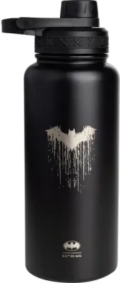 Термобутылка SmartShake Bohtal Insulated Sports Bottle Batman Logo Drip спортивная, с двойной вакуумной изоляцией, 960 мл