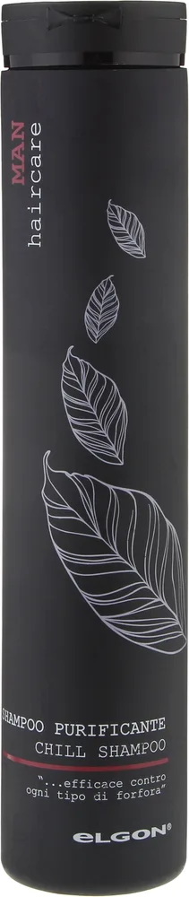 Шампунь для волос Elgon Man Purificante Chill Shampoo против перхоти, для мужчин, 250 мл
