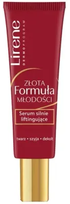 Lirene Dermo Program Золотая формула молодости 60+ сыворотка для лица, шеи и декольте для зрелой кожи, с пептидами, 30 мл