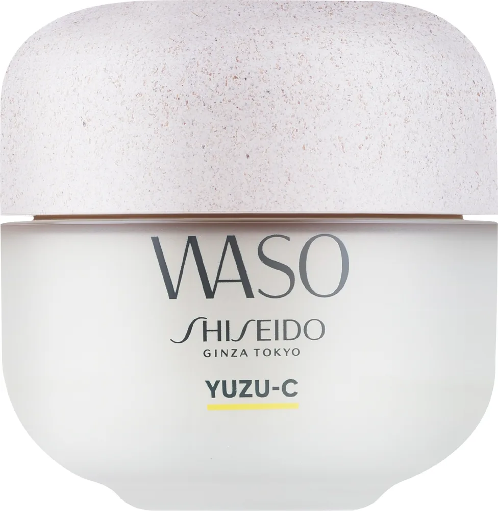 Восстанавливающая ночная маска для лица Shiseido Waso Yuzu-C Beauty с юдзу и витамином E, 50 мл