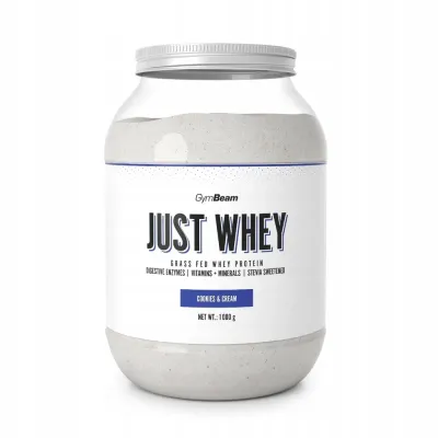 Протеин сывороточный GymBeam Just Whey со вкусом кремового печенья, 1000 г