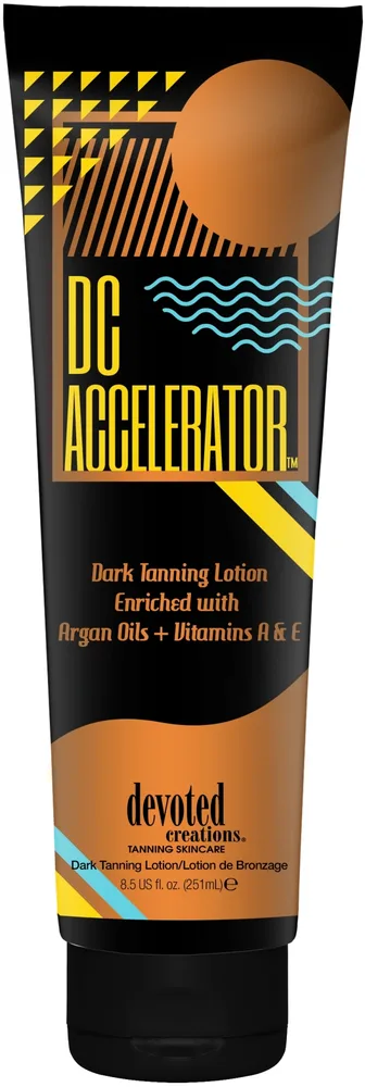 Активатор загара для солярия Devoted Creations DC Accelerator с аргановым маслом и витаминами A, E 251 мл