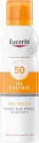 Спрей для тела Eucerin Sun Oil Control Dry Touch SPF50 прозрачный солнцезащитный матирующий 200 мл — фото 1