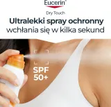 Спрей для тела Eucerin Sun Oil Control Dry Touch SPF50 прозрачный солнцезащитный матирующий 200 мл — фото 3