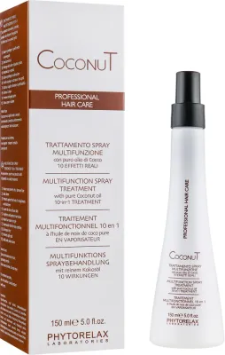 Phytorelax Laboratories Phytorelax Laboratories Coconut Professional Hair Care Spray * - Кокосовый спрей-масло для ухода за волосами Phytorelax Coconut Professional Hair Care Spray