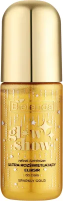 Эликсир для тела Bielenda Glow Show Sparkly Gold Eliksir, ультрасияющий, с золотистыми частицами, 100 мл