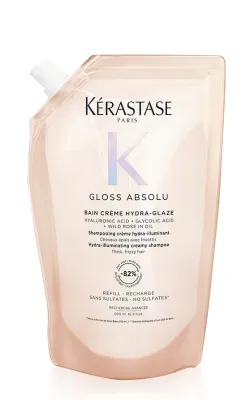 Шампунь для волос Kerastase Gloss Absolu Bain Creme Hydra-Glaze кремовый, увлажняющий, придающий блеск, сменный блок