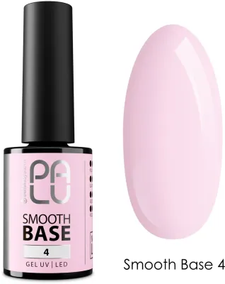 Цветная гибридная база для ногтей Palu Smooth Base, самовыравнивающаяся, 11 г, оттенок 04