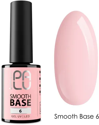Цветная гибридная база для ногтей Palu Smooth Base, самовыравнивающаяся, 11 г, оттенок 06