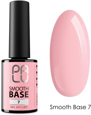 Цветная гибридная база для ногтей Palu Smooth Base, самовыравнивающаяся, 11 г, оттенок 07
