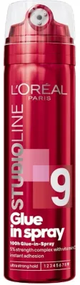 Лак для волос L'Oreal Paris Studio Line Glue In Spray 9 ультрасильной фиксации, 200 мл