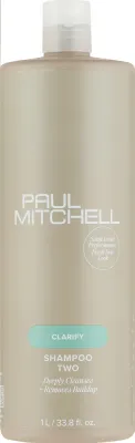 Шампунь для волос Paul Mitchell Clarify Shampoo Two глубоко очищающий, для жирных волос, 1000 мл