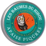 Les Baumes Du Hibou Geranium & Lavandin бальзам для кожи с геранью и лавандином, 30 мл — фото 1