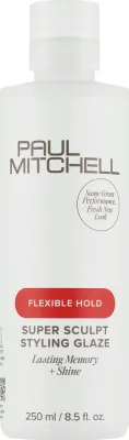 Быстросохнущая глазурь для стайлинга волос Paul Mitchell Flexible Hold Super Sculpt Styling Glaze, эластичная фиксация, 250 мл