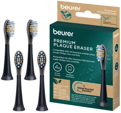 Насадки для электрической зубной щётки Beurer SC Premium Plaque Eraser, против налёта, 4 шт