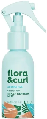 Flora & Curl Flora & Curl Soothe Me Coconut Mint Scalp Refresh Mist - Мист для кожи головы Flora and Curl Soothe Me Coconut Mint Scalp Refresh Mist освежающий, 100 мл