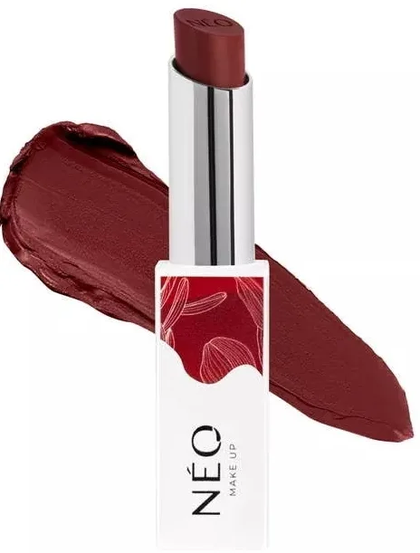 Помада для губ NEO Make Up No Transfer Lipstick стойкая, в стике, 3,5 г, оттенок 02 - Cherry On Top