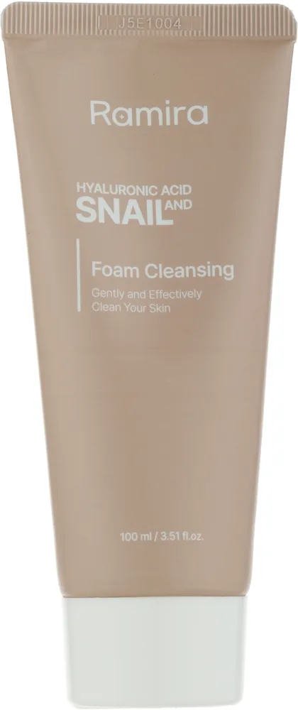 Ramira Hyaluronic Acid Snail Foam пенка для умывания с гиалуроном и муцином улитки 100 мл