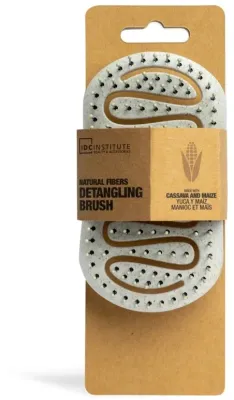Щётка для распутывания волос IDC Institute Natural Fibers Detangling Brush, серая
