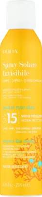 Спрей для тела Pupa Spray Solare Invisibile SPF 15 невидимый экологичный 200 мл