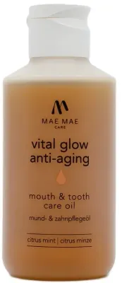 Масло для полоскания полости рта Mae Mae Care Vital Glow Anti-Aging Citrus Mint с цитрусово-мятным вкусом, 150 мл