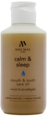 Масло для полоскания полости рта Mae Mae Care Calm and Sleep Melissa Lavender с мелиссой и лавандой, для вечернего ухода, 150 мл