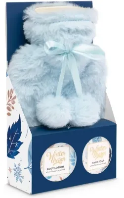 Набор подарочный Treffina Warm Moments Gift Set, лосьон для тела с цветочным ароматом, мыло и аксессуар, 50 мл + 50 г + 1 шт