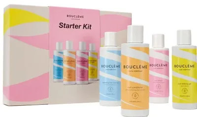 Boucleme Starter Kit набор для кудрявых волос: шампунь, кондиционер, крем для локонов и гель для укладки по 100 мл