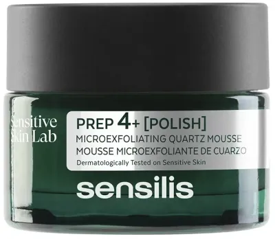Мусс для лица Sensilis Prep4+ Polish Micro-Exfoliating Mousse микроотшелушивающий, кремовый, 40 мл