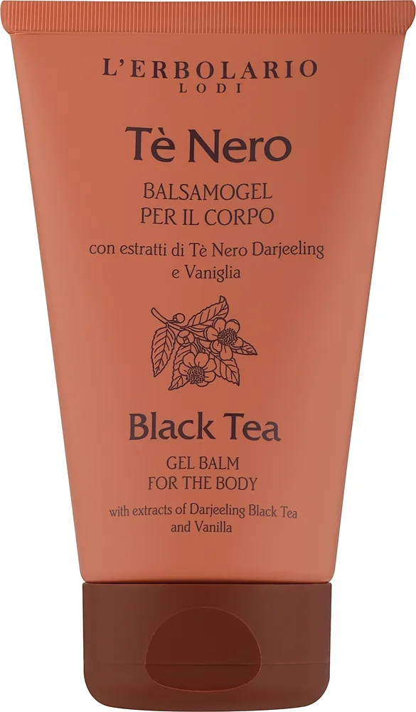 L'Erbolario Black Tea бальзам-гель для тела с чёрным чаем, ванилью и кардамоном, 125 мл