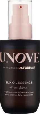 Сыворотка для волос Dr.FORHAIR Unove Silk Oil Essence Tender Bloom масляная, с протеинами шёлка, несмываемая, 70 мл
