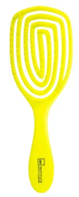 Щётка для волос IDC Institute Neon Maze Brush, неоново-жёлтая, 1 шт